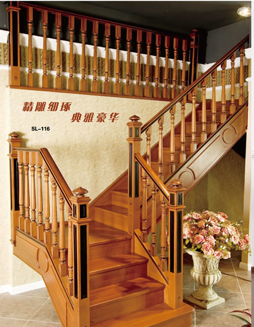 實木樓梯004